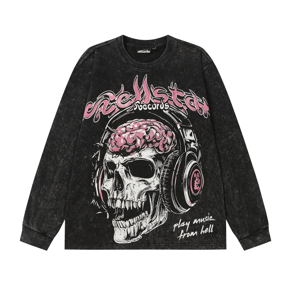Hellstar Summer Fest Skull Graphic Long-Sleeve T-Shirt — front