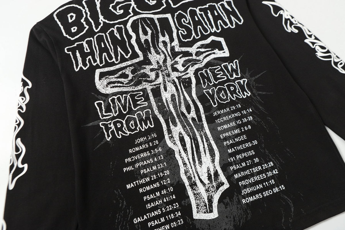 Hellstar Graphic Long-Sleeve T-Shirt — detail