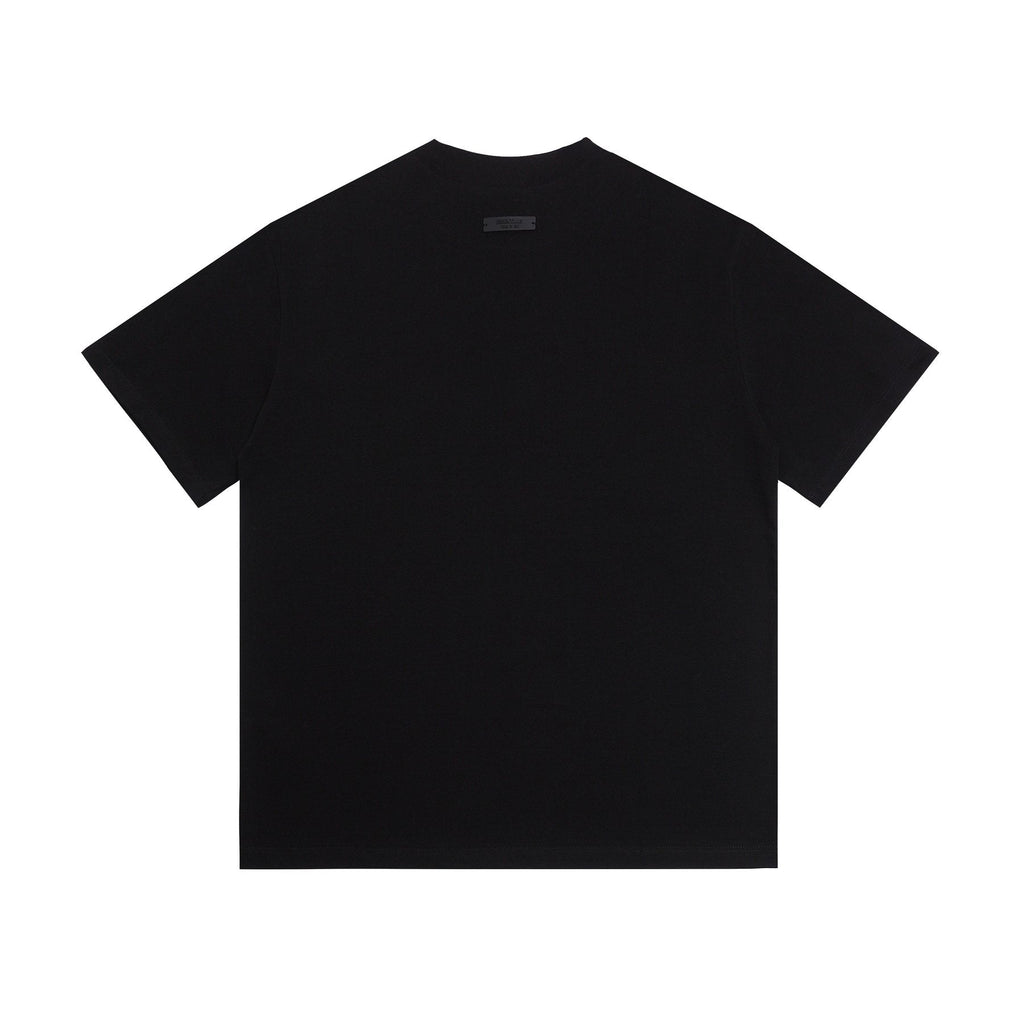 ESSENTIALS F-Letter Embroidered Graphic T-Shirt — back