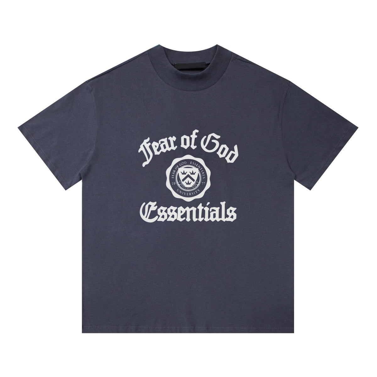 Fear of God Essentials University Crest Graphic T-Shirt — front