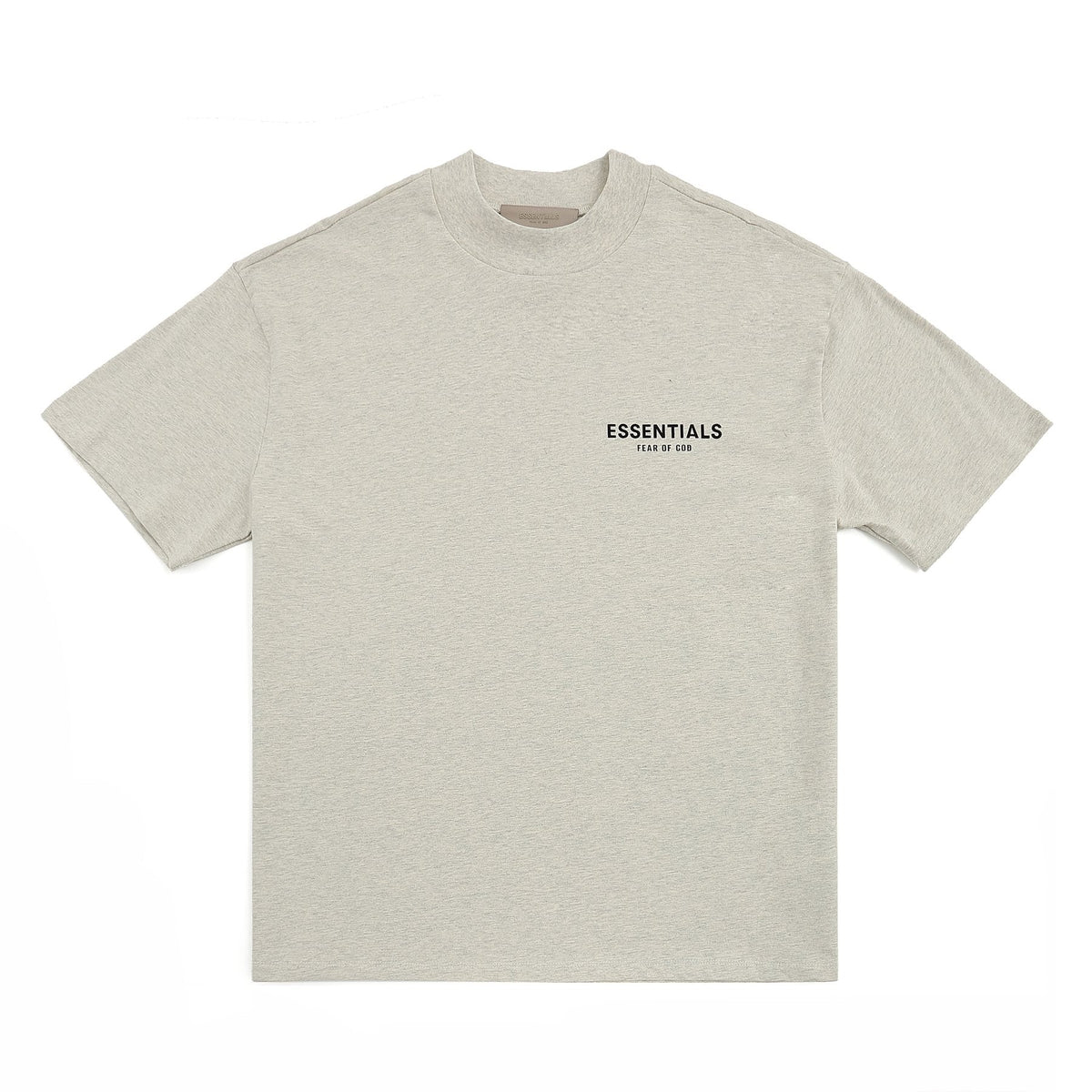 ESSENTIALS Flocked Logo Graphic T-Shirt — front