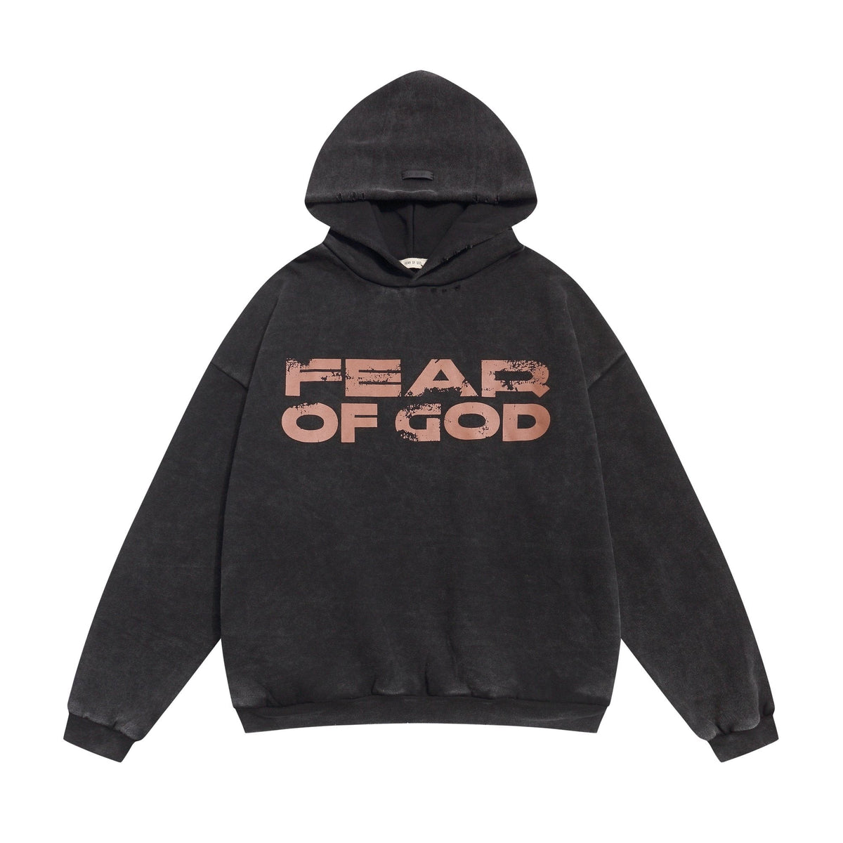 Fear of God Washed Black Side-Pocket Hoodie — hero