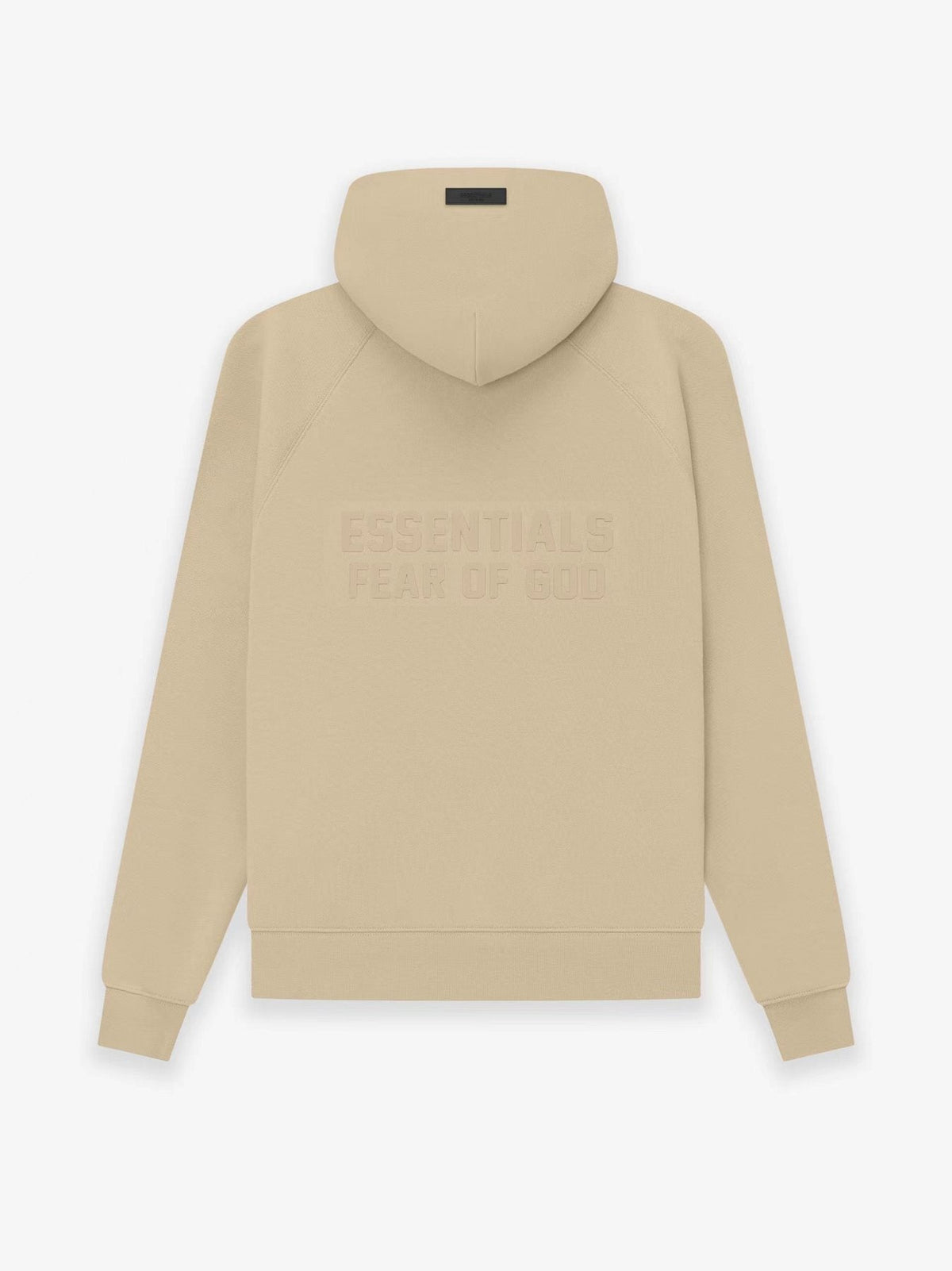 Essentials Fear of God Tonal Back Wordmark Pullover Hoodie — back