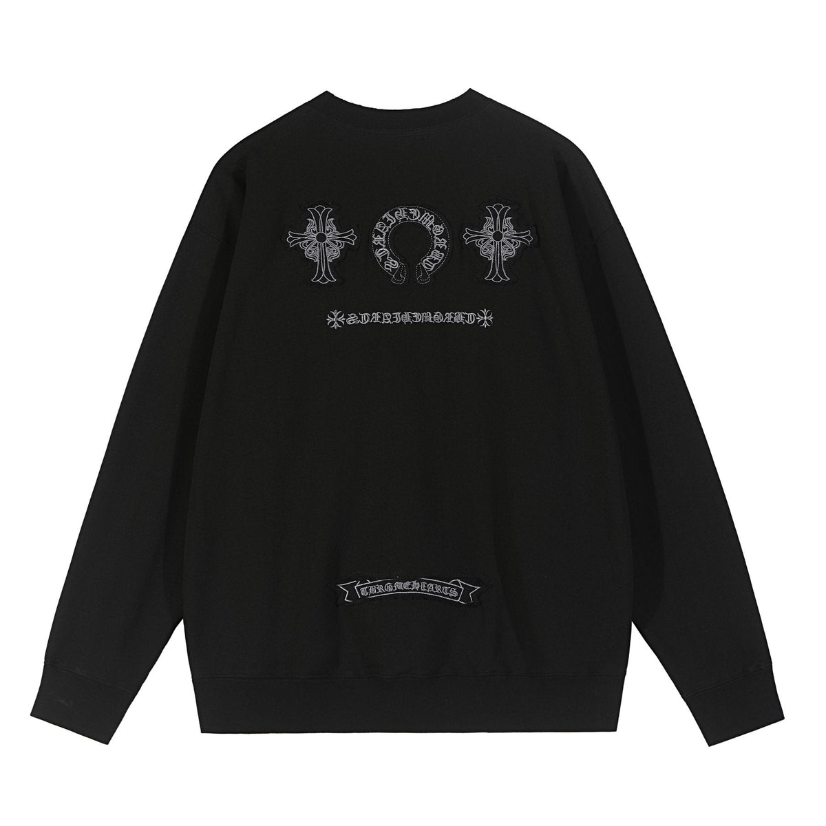 Chrome Hearts Cross Graphic Crewneck Sweatshirt — back