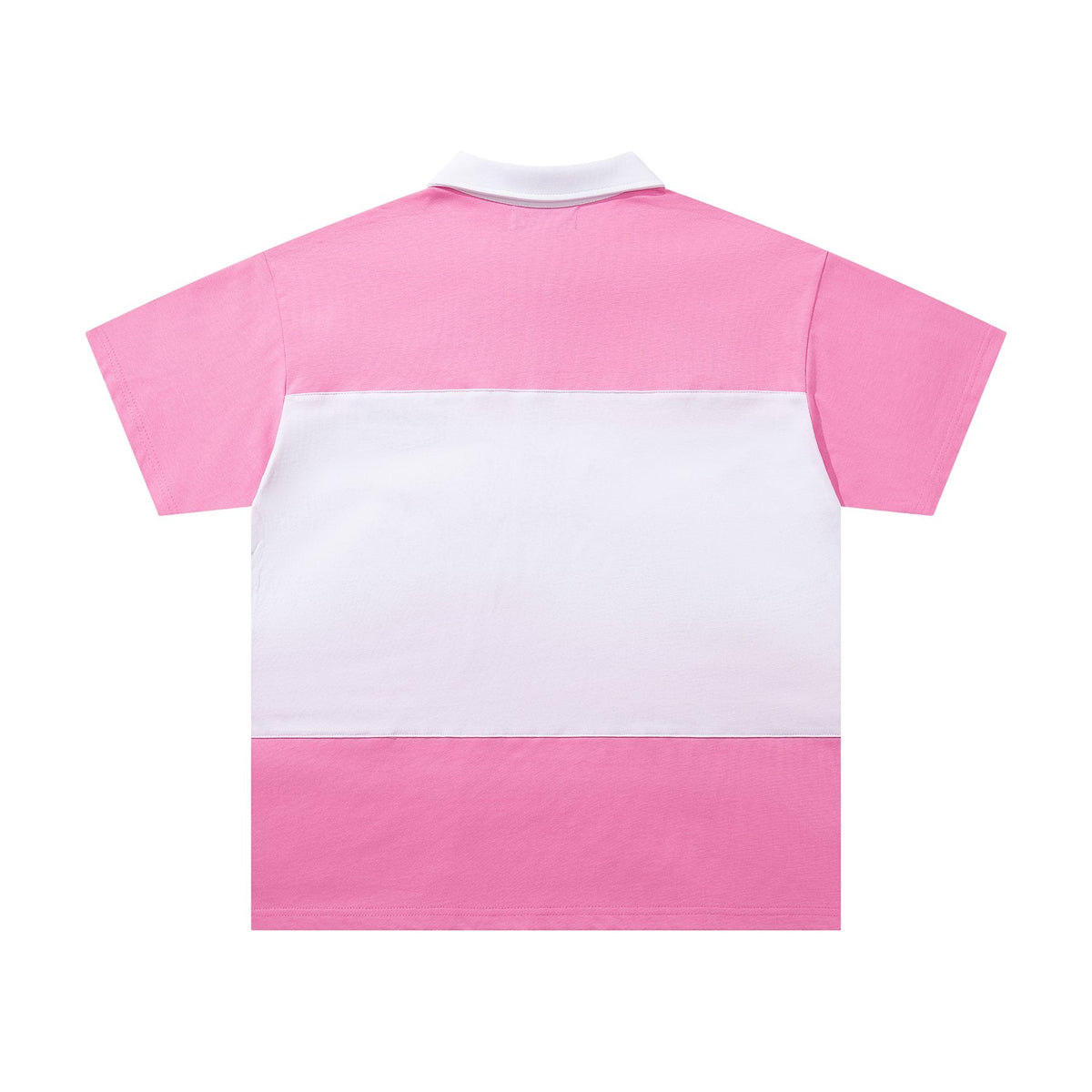 MAJESTIK XX Sports Graphic Zip Polo Shirt — back