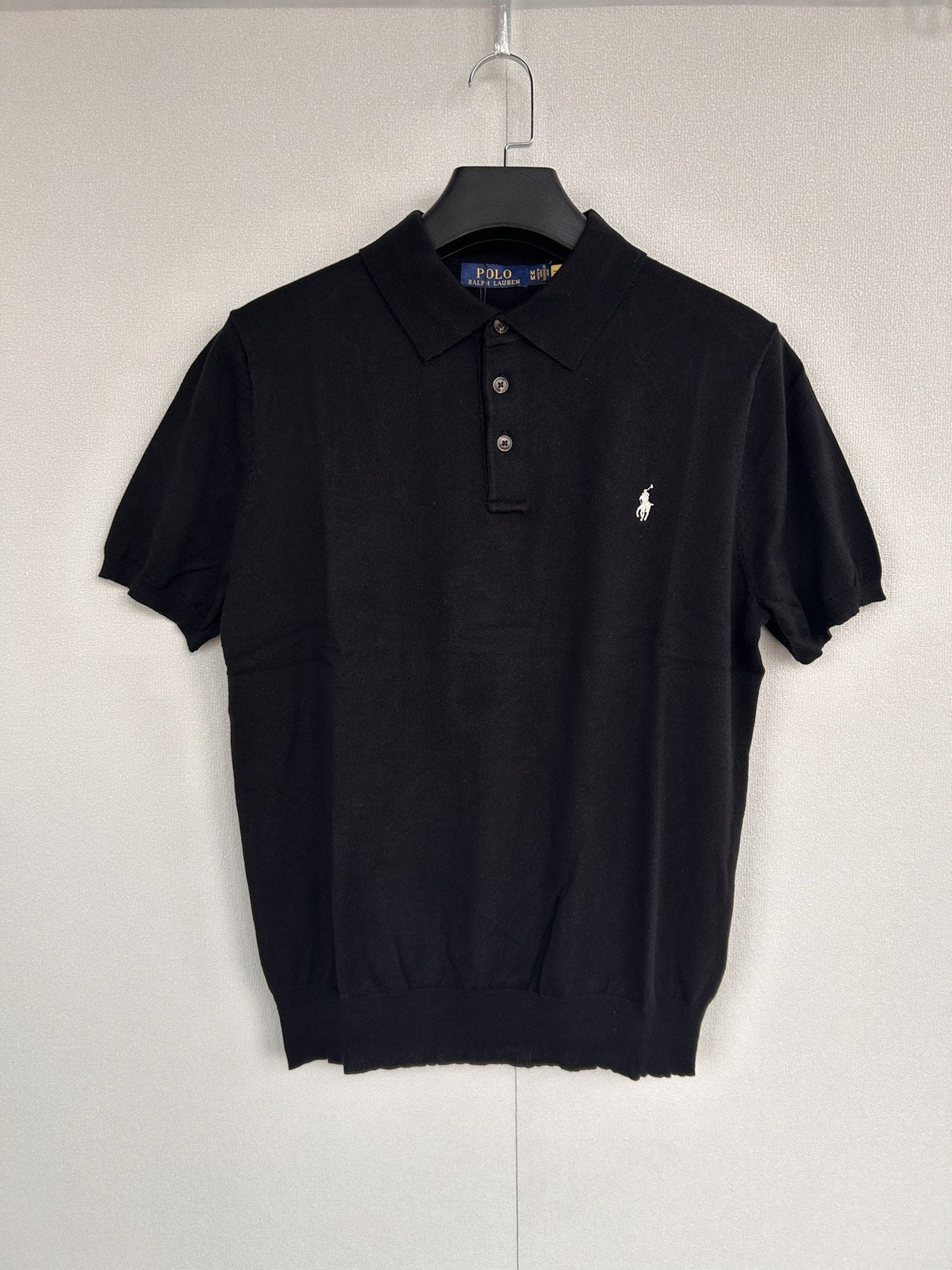 Test2-Ralph Lauren Short-Sleeve Knit Polo Shirt — hero