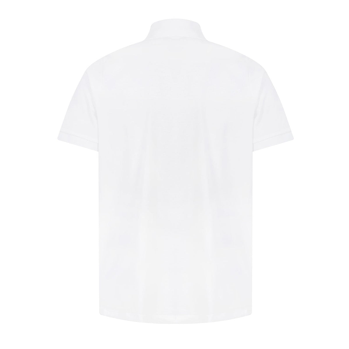 Test2-Ralph Lauren Three-Button Short-Sleeve Polo Shirt — back