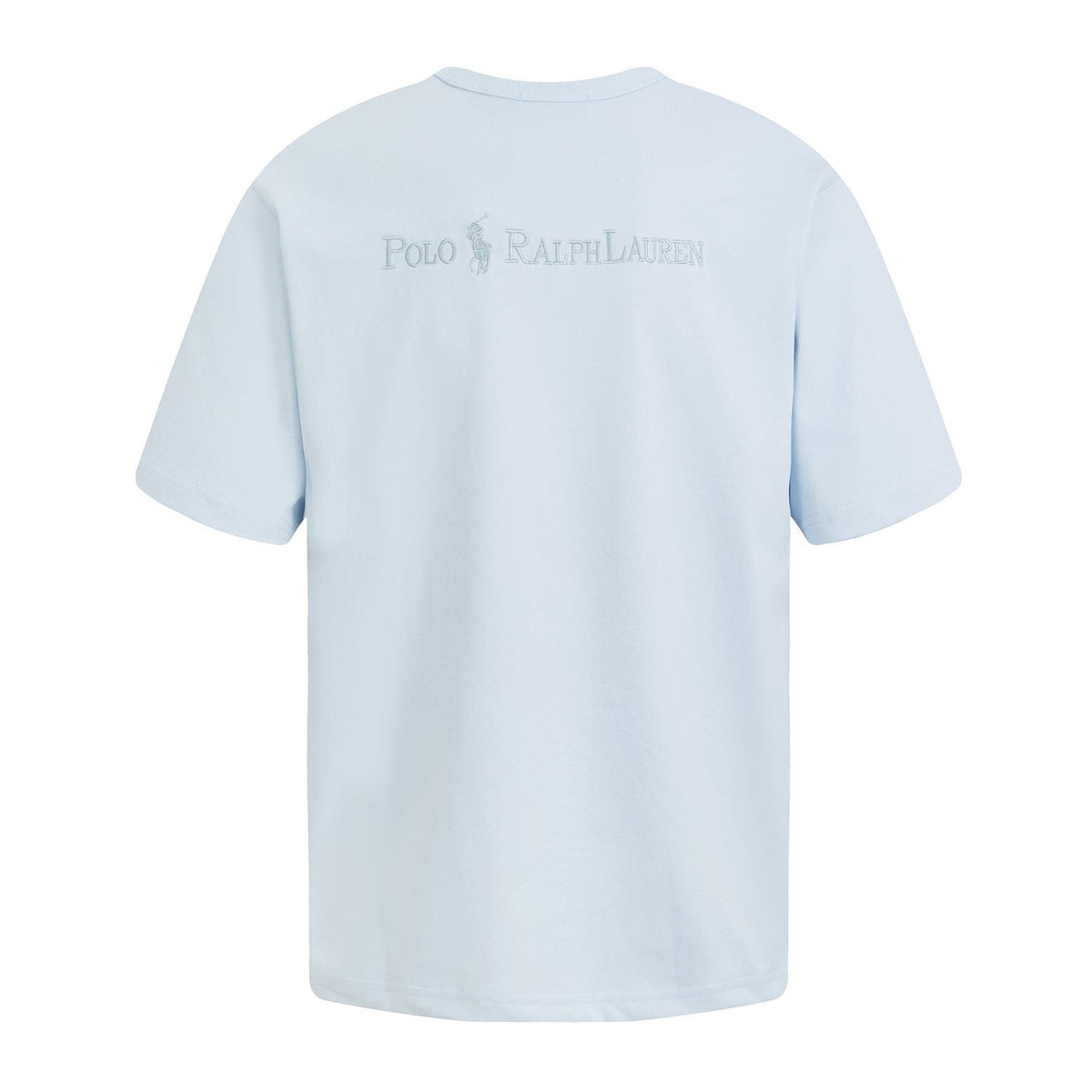 Test2-Ralph Lauren Embroidered Letter Relaxed Crewneck T-Shirt — back